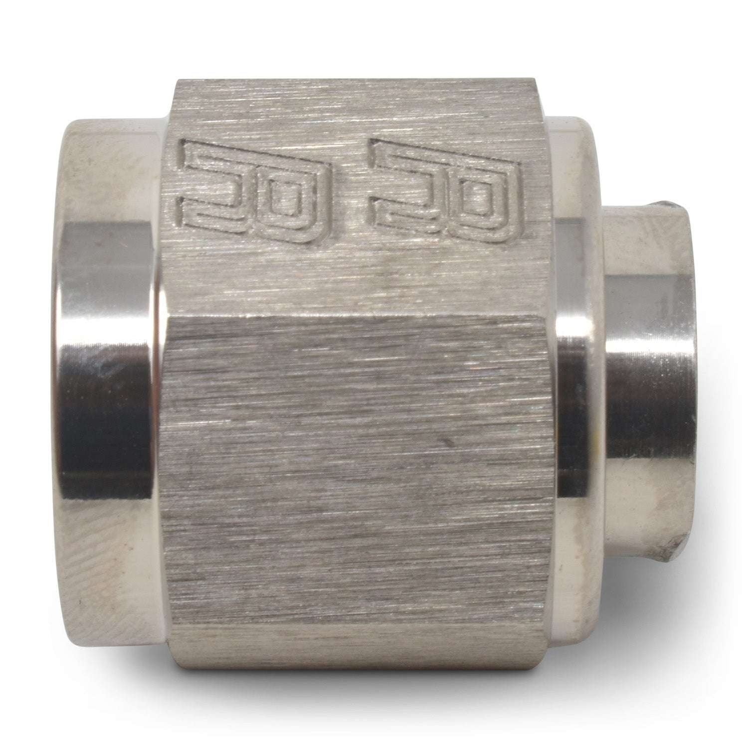 6AN Flare Cap Adapter Fitting With Endura Finish