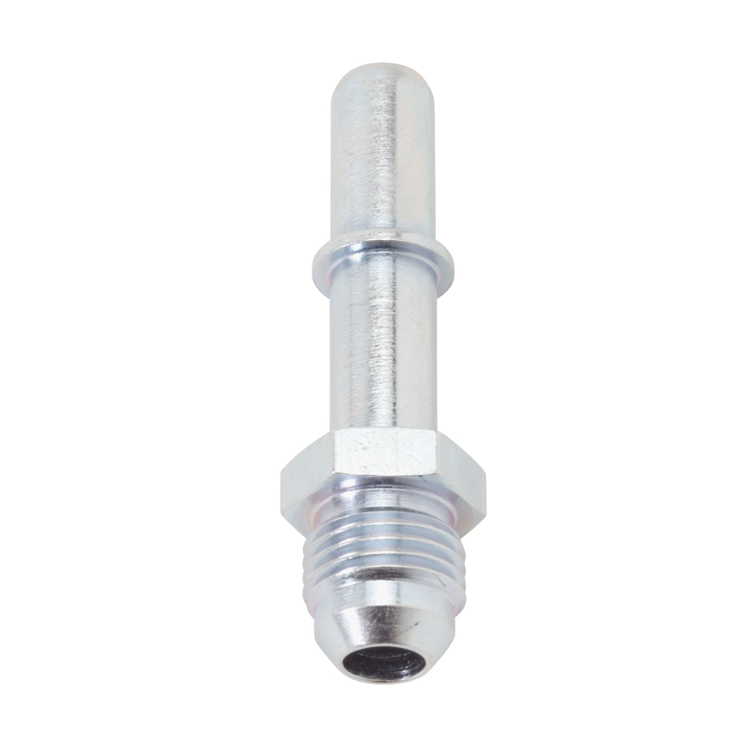 6AN Male x 5/16" SAE Quick-Disconnect Male Adapter With Zinc Finish