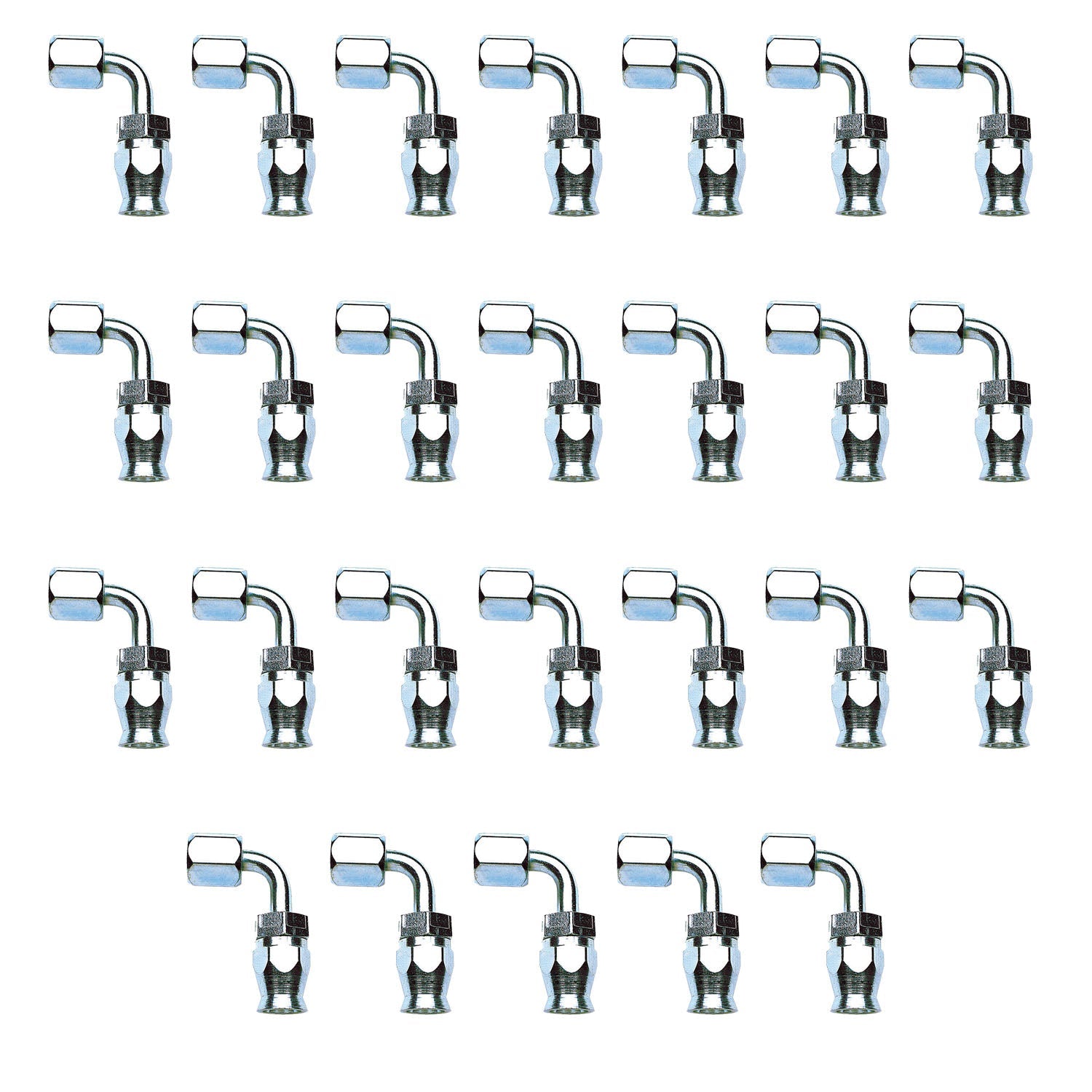 6AN PowerFlex 90 Degree Hose End With Endura Finish - 25 Pack