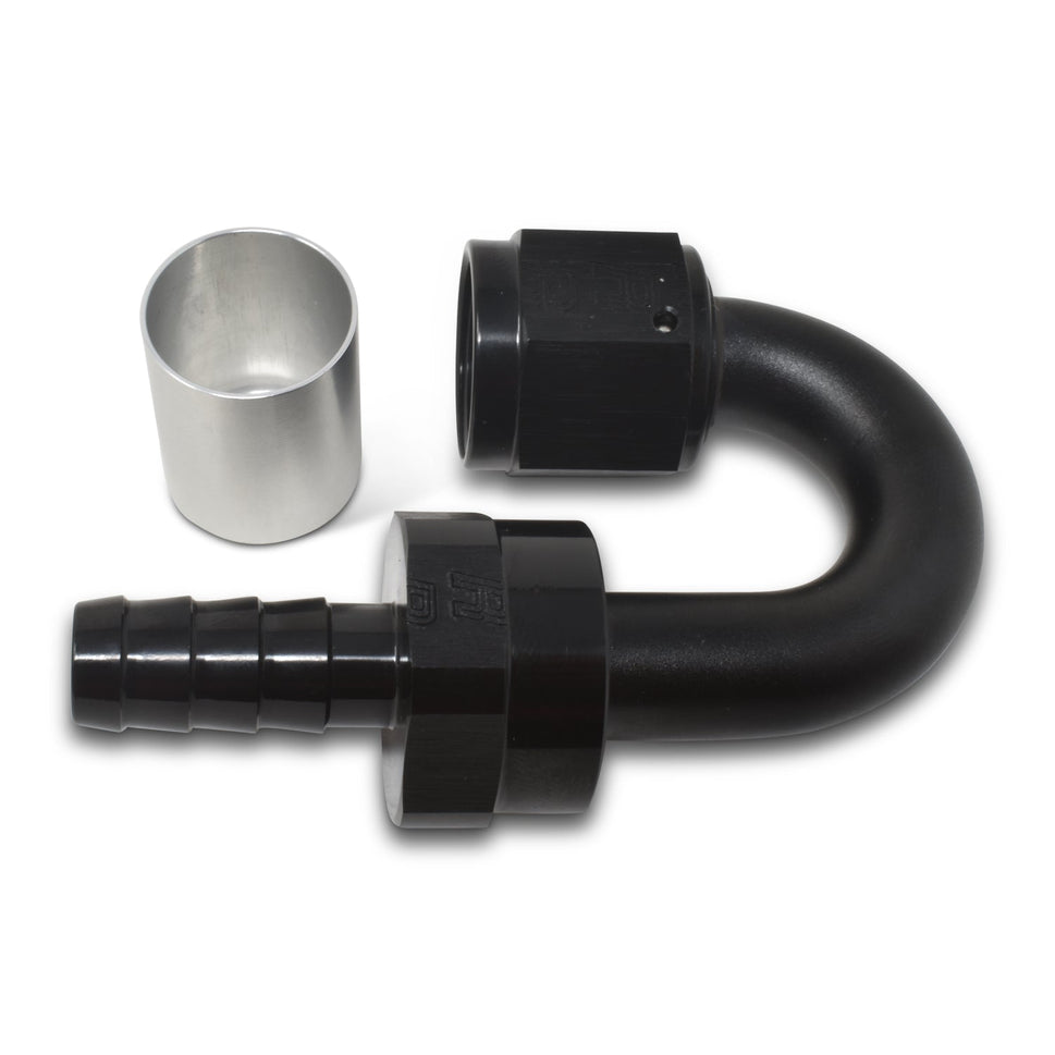 6AN ProClassic Crimp 180 Degree Hose End