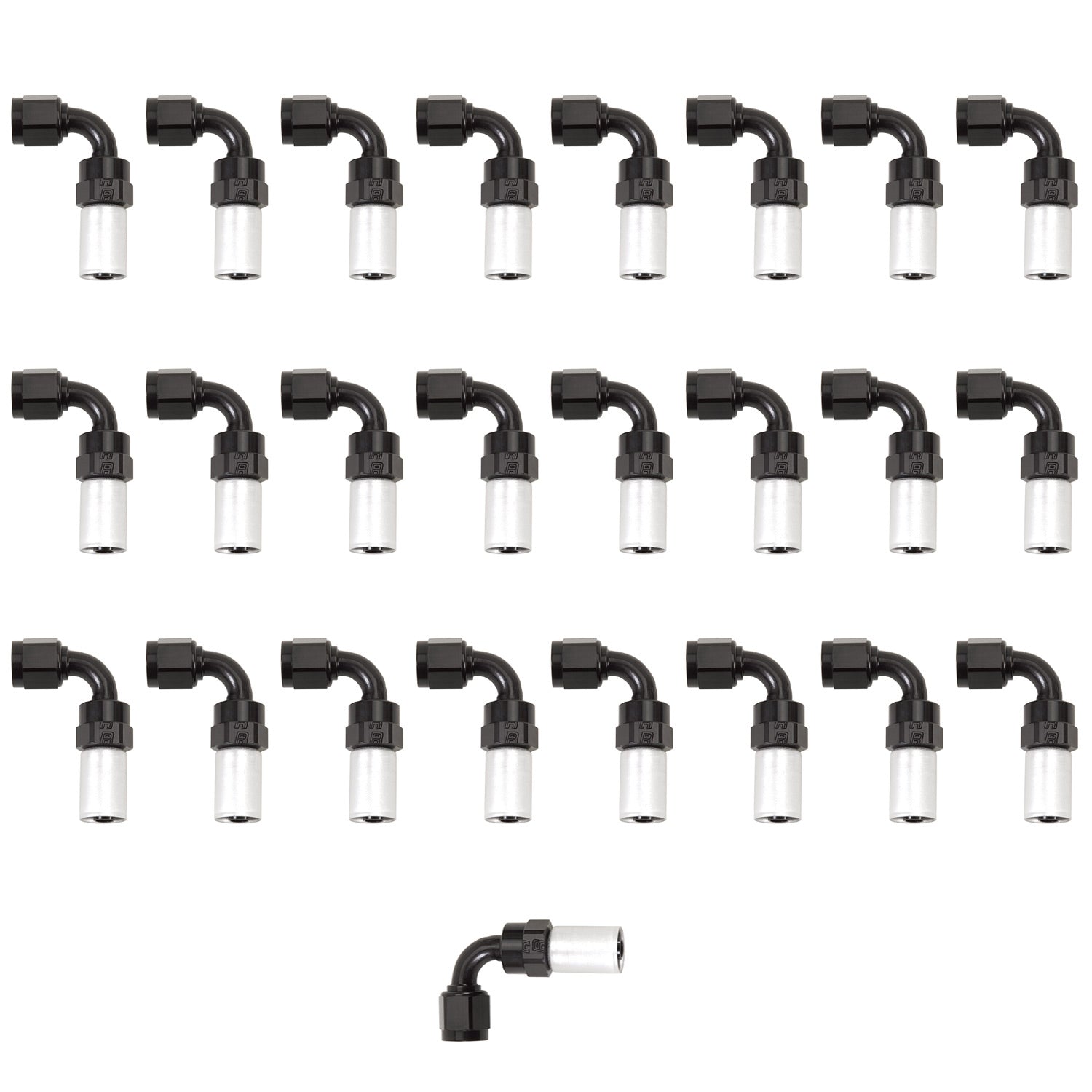 6AN ProClassic Crimp 90 Degree Hose End - 25 Pack