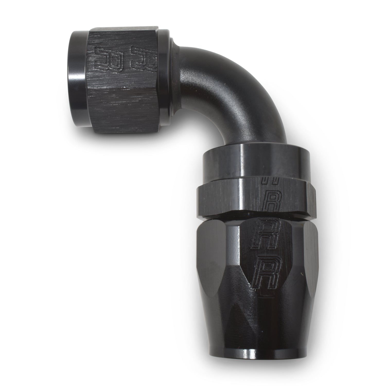6AN ProClassic Swivel 90 Degree Hose End With Black Finish