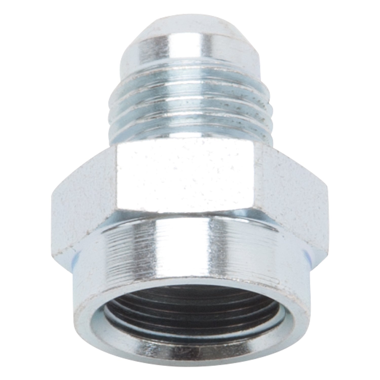 6AN To 5/8" - 18 Inverted Flare Adapter Female Fitting With Zinc Finish