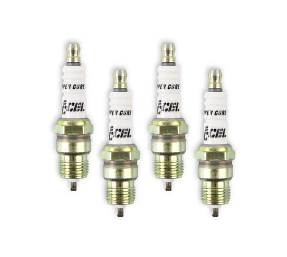ACCEL HP Copper Spark Plug - Shorty 0576S-4