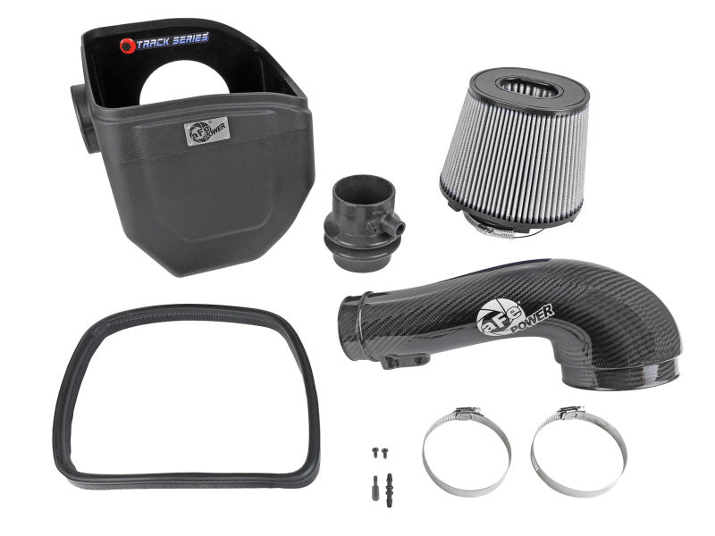 aFe 19-23 Nissan Patrol 4.8L L6 Track Series Carbon Fiber Intake System w/Pro DRY S Filter