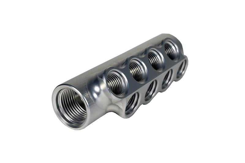 Aeromotive Fuel Distribution Log (10-Ports) (2) -10 AN/(8) -6 AN