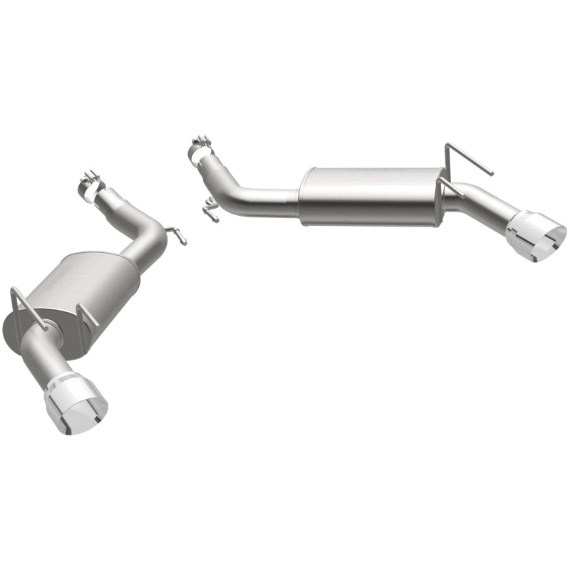 MagnaFlow Street Series Axle Back 14-15 Chevy Camaro 6.2L V8 SS Polished Dual Split Rear Exit