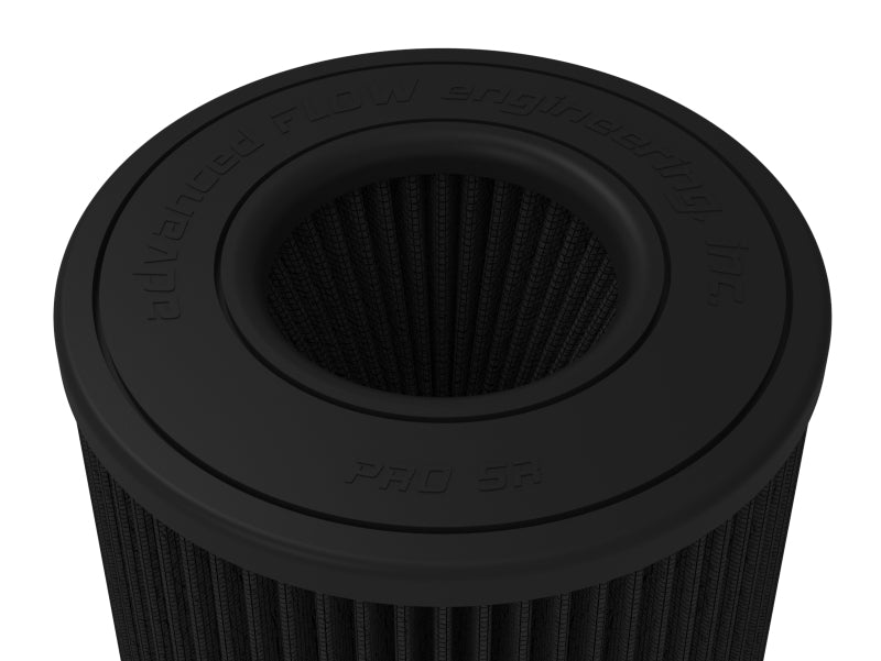aFe MomentumINtake Replacement Air Filter w/Black Pro 5R 5-1/2IN F x 8IN B x 7IN T (Inverted) x 9IN
