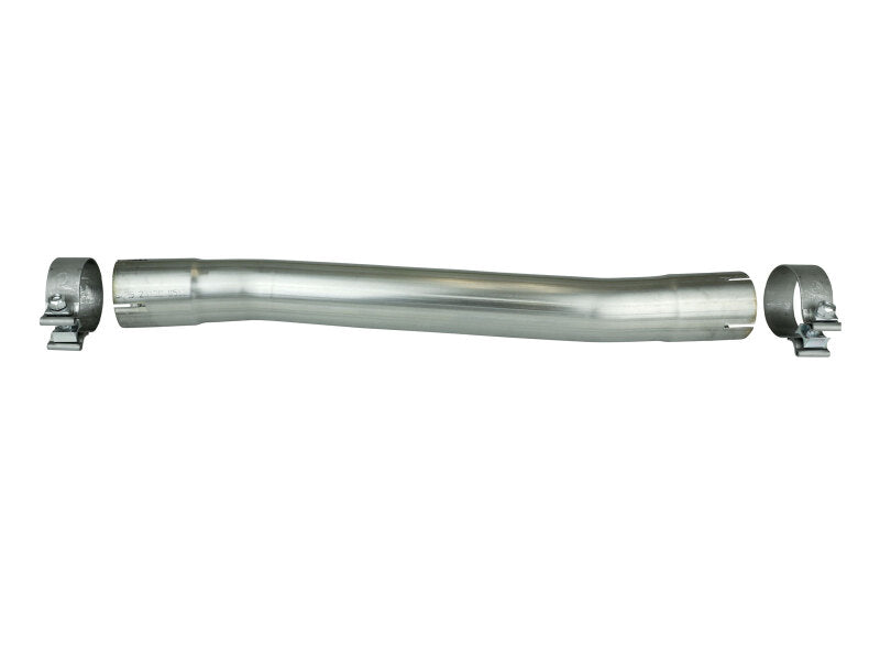 aFe MACH Force-Xp Muffler Delete Pipe 2-1/2 IN ID Inlet/Outlet x 24 IN Overall Length
