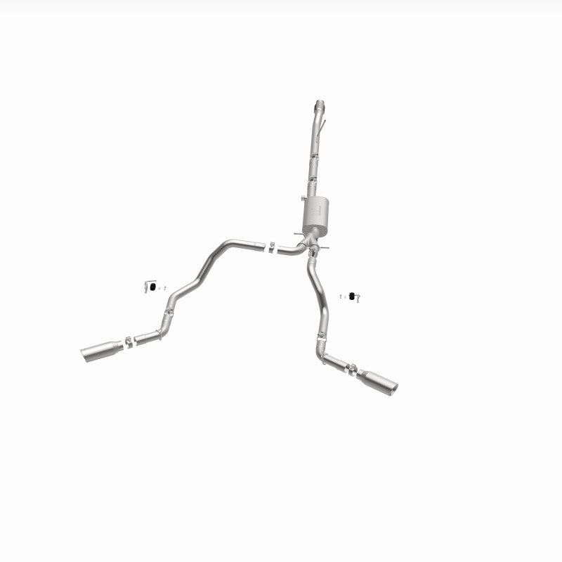 MagnaFlow 2019 Chevy Silverado 1500 V8 5.3L Street Series Dual Split Exit Exhaust w/ Polished Tips