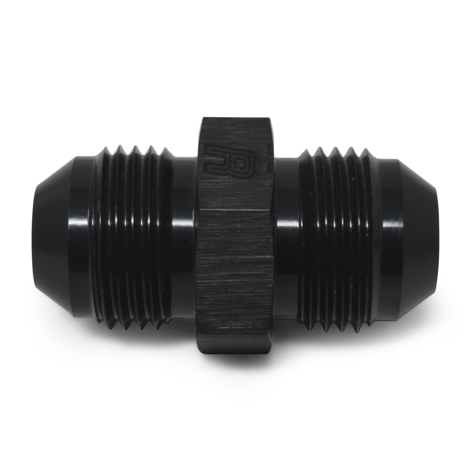 8AN Flare Union Adapter Fitting With Black Finish