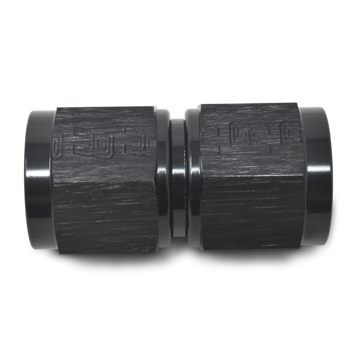 8AN Straight Swivel Coupler Adapter Fitting With Black Finish