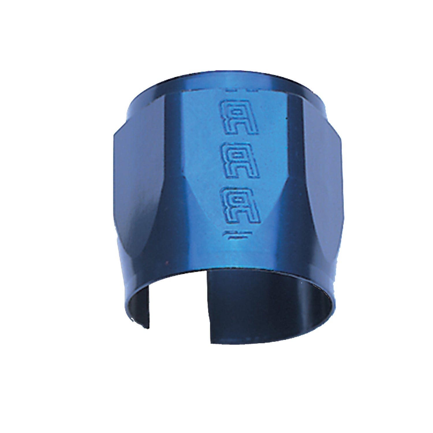 8AN Tube Seal Hose Ends For 3/8" Fuel Hose With Blue Finish