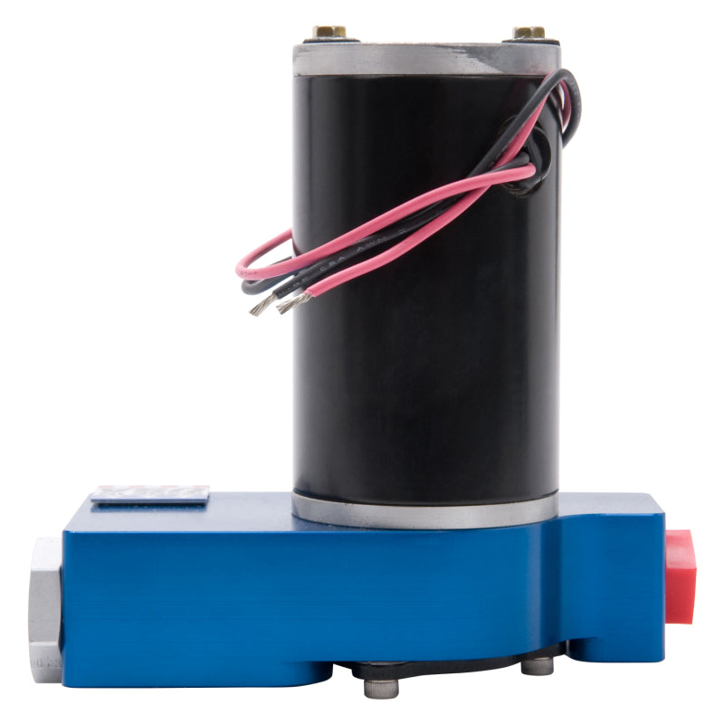 Edelbrock Fuel Pump Electric Quiet-Flo Carbureted 160GPH 1/2In In 1/2In Out 160 GPH Blue