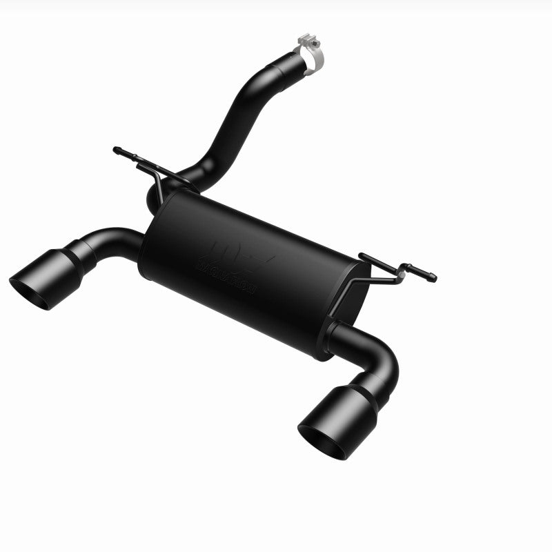MagnaFlow 2018+ Jeep Wrangler 3.6L Dual Black Tip Axle-Back Exhaust