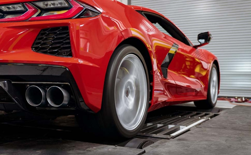 MagnaFlow Tip Stainless Double Wall Round Dual Outlet Polish 3in DIA 2.25in Inlet 9.75in Len (qty 2)