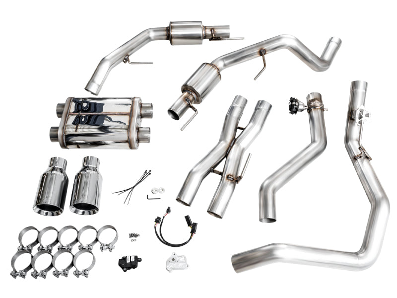 AWE Gen 3 Raptor R SwitchPath Exhaust - Chrome Silver Tips
