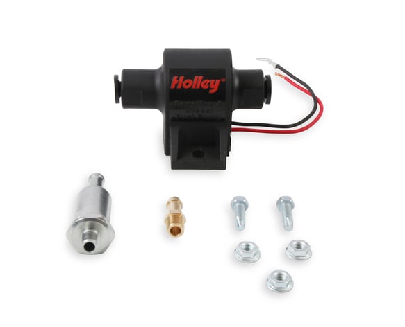 32 GPH HOLLEY MIGHTY MITE ELECTRIC FUEL PUMP, 4-7 PSI 12-427