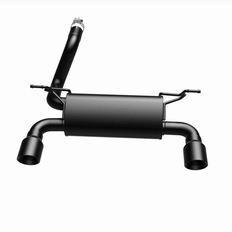 MagnaFlow 2018+ Jeep Wrangler 3.6L Dual Black Tip Axle-Back Exhaust