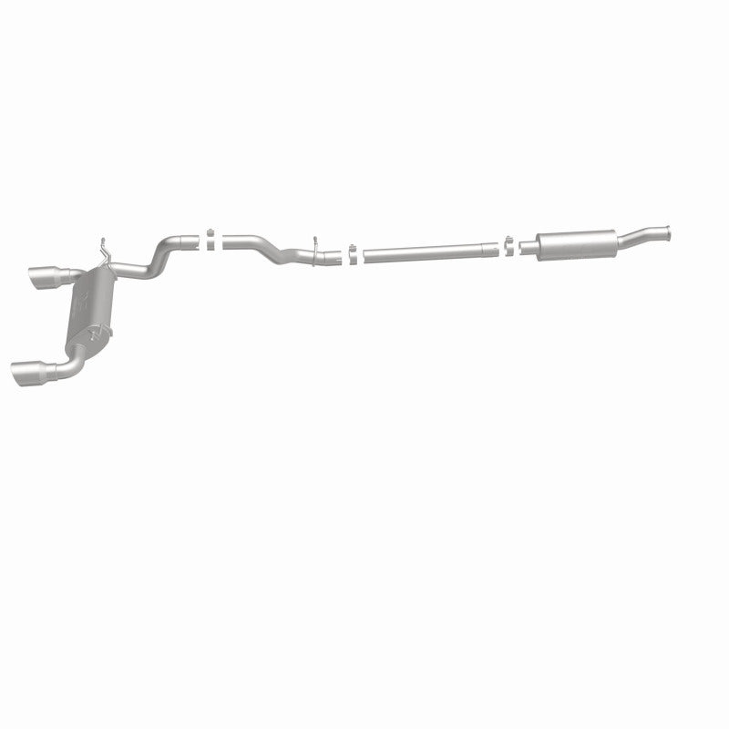 MagnaFlow 2018+ Jeep Wrangler 3.6L 409 SS Dual Split Rear Exit Polished Tips Cat-Back Exhaust
