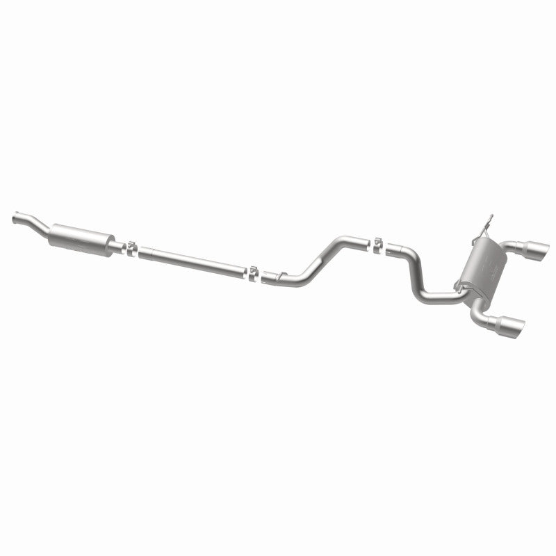 MagnaFlow 2018+ Jeep Wrangler 3.6L 409 SS Dual Split Rear Exit Polished Tips Cat-Back Exhaust