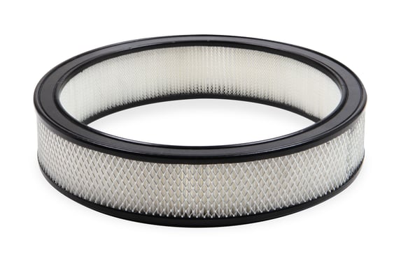 Air Filter - 14"x3" - White Paper Element - Black Ring 120-178