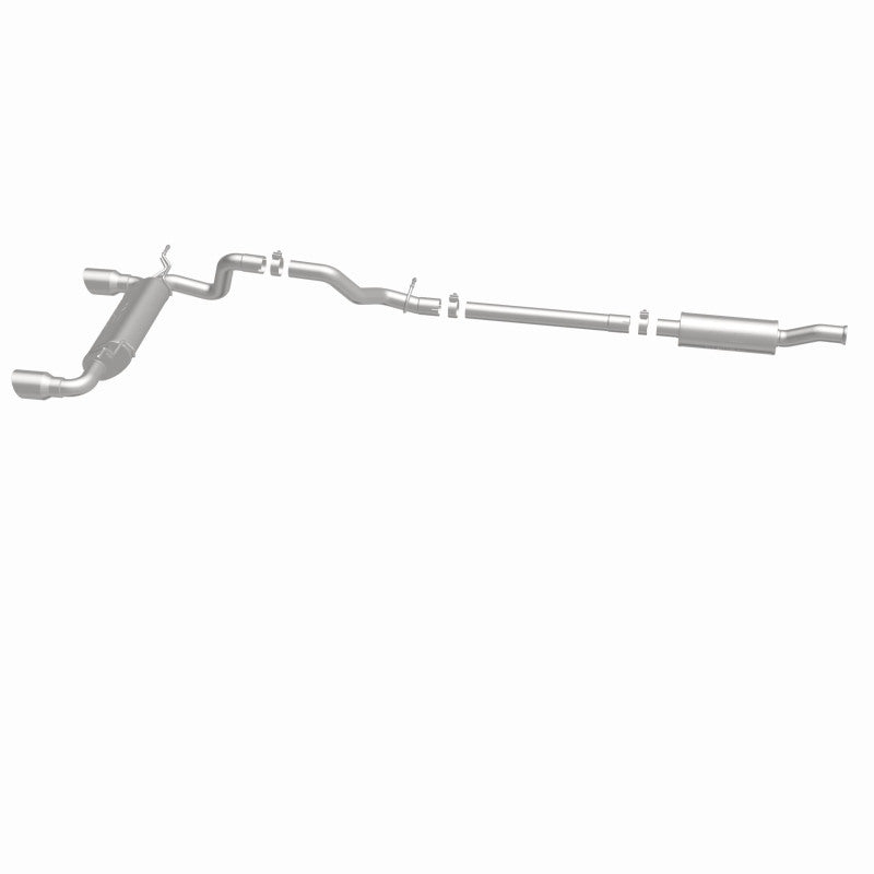 MagnaFlow 2018+ Jeep Wrangler 3.6L 409 SS Dual Split Rear Exit Polished Tips Cat-Back Exhaust