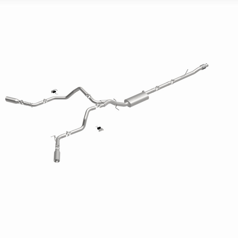 MagnaFlow 2019 Chevy Silverado 1500 V8 5.3L Street Series Dual Split Exit Exhaust w/ Polished Tips