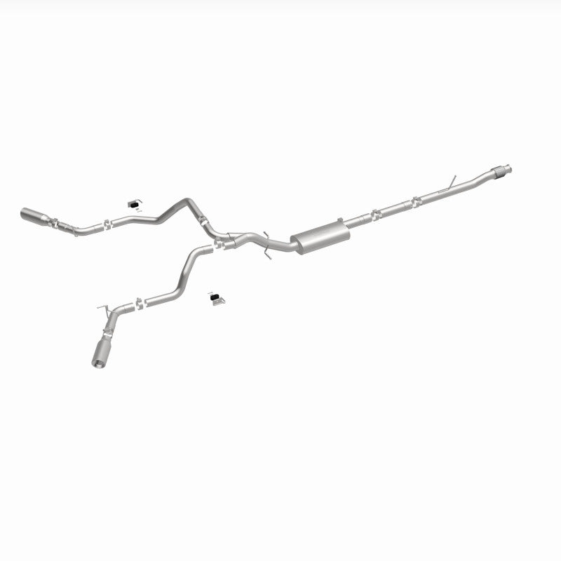 MagnaFlow 2019 Chevy Silverado 1500 V8 5.3L Street Series Dual Split Exit Exhaust w/ Polished Tips
