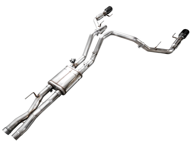 AWE Gen 3 Ford Raptor SwitchPath Exhaust - Diamond Black Tips