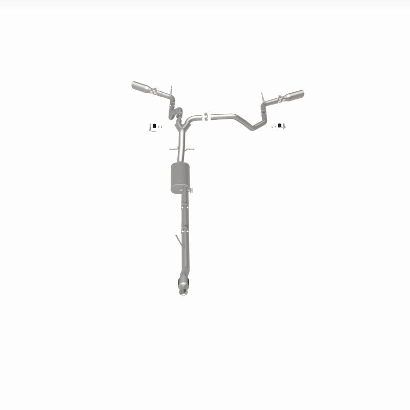 MagnaFlow 2019 Chevy Silverado 1500 V8 5.3L Street Series Dual Split Exit Exhaust w/ Polished Tips