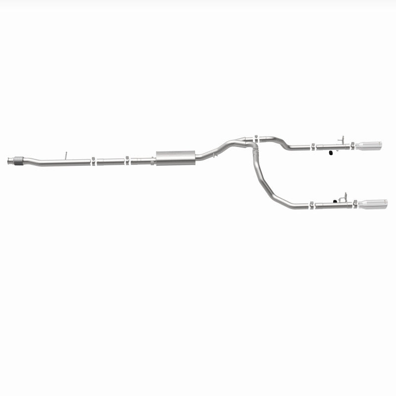 MagnaFlow 2019 Chevy Silverado 1500 V8 5.3L/V6 4.3 Street Series Dual Exit Exhaust w/ Polished Tips