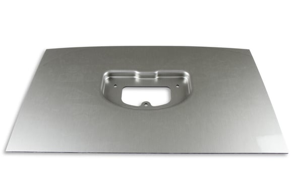 Racepak IQ3 Dash Panel - Brushed Aluminum 553-354