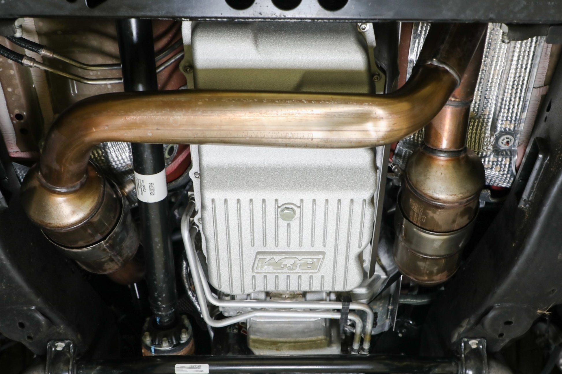 B&M Hi-Tek Heavy-Duty Deep Transmission Pan - GM 10L80 - Aluminum - Natural