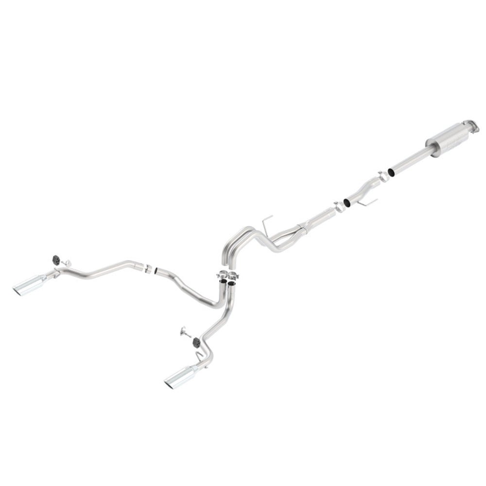Borla 15-16 Ford F-150 3.5L EcoBoost Ext. Cab Std. Bed Catback Exhaust ATAK Single Split Rear Exit 140616