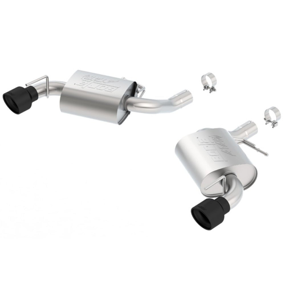 Borla 2016 Chevy Camaro SS V8 AT/MT ATAK Rear Section Exhaust w/o NPP Valves Ceramic Black 11923CB