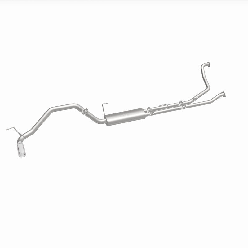 MagnaFlow CatBack 07-15 Nissan Titan V8 LGAS/LFLEX Single MF Polished Stainless Exhaust