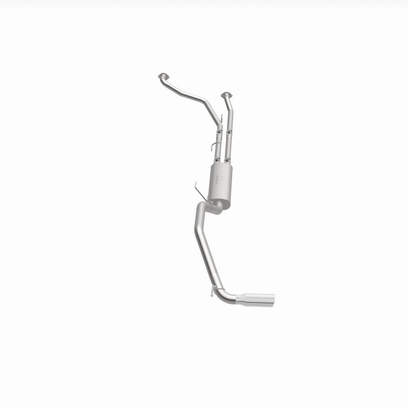 MagnaFlow CatBack 07-15 Nissan Titan V8 LGAS/LFLEX Single MF Polished Stainless Exhaust