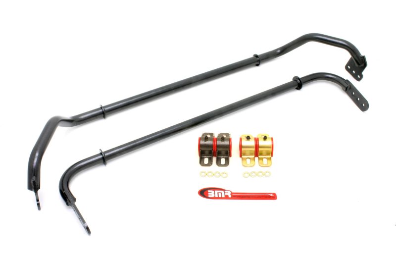 BMR 10-11 Chevrolet Camero Front and Rear Sway Bar Kit w/ Bushings - Black Hammertone