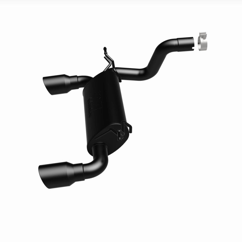MagnaFlow 2018+ Jeep Wrangler 3.6L Dual Black Tip Axle-Back Exhaust