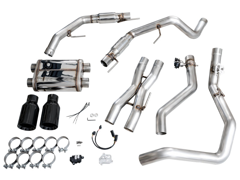 AWE Gen 3 Ford Raptor SwitchPath Exhaust - Diamond Black Tips