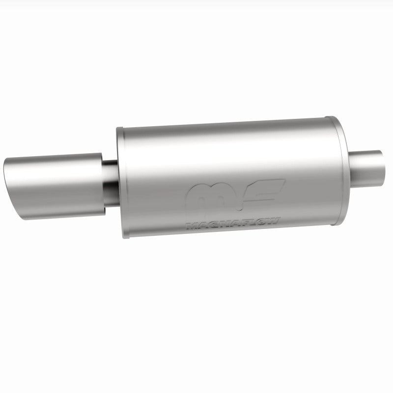 MagnaFlow Muffler W/Tip Mag SS 14X7X7 2.25/4.