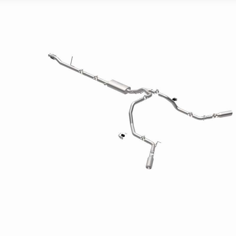 MagnaFlow 2019 Chevy Silverado 1500 V8 5.3L Street Series Dual Split Exit Exhaust w/ Polished Tips