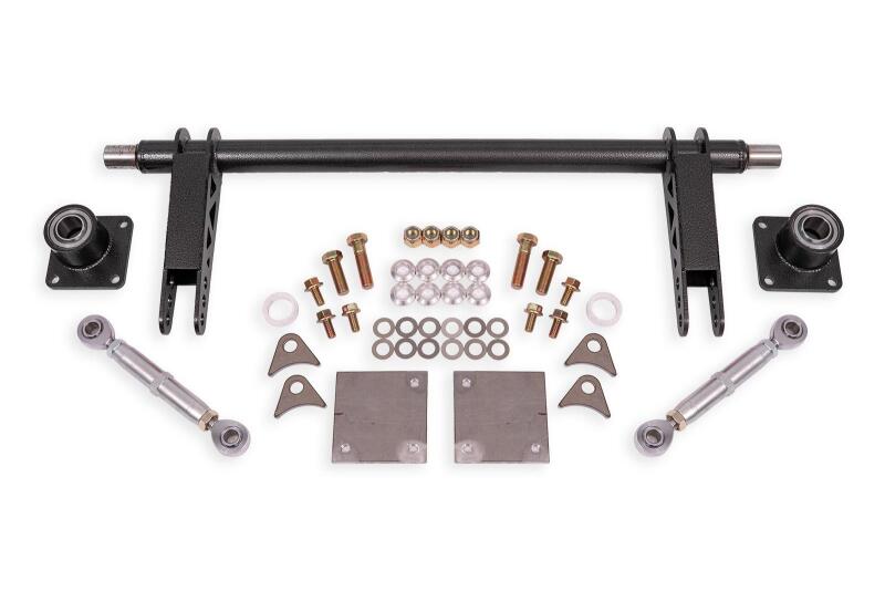 BMR 79-04 Ford Mustang 1.375in Rear Weld-on Anti-roll Bar Kit Hollow - Black Hammertone