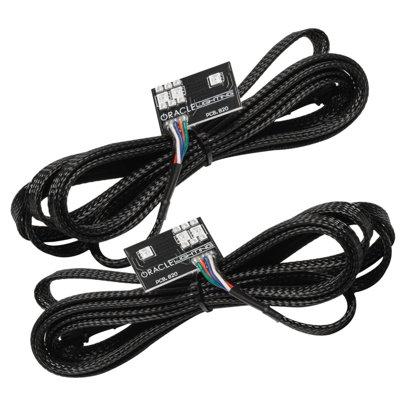 Oracle 20-21 Chevy Corvette C8 RGB+A Headlight DRL Kit - ColorSHIFT w/o Controller