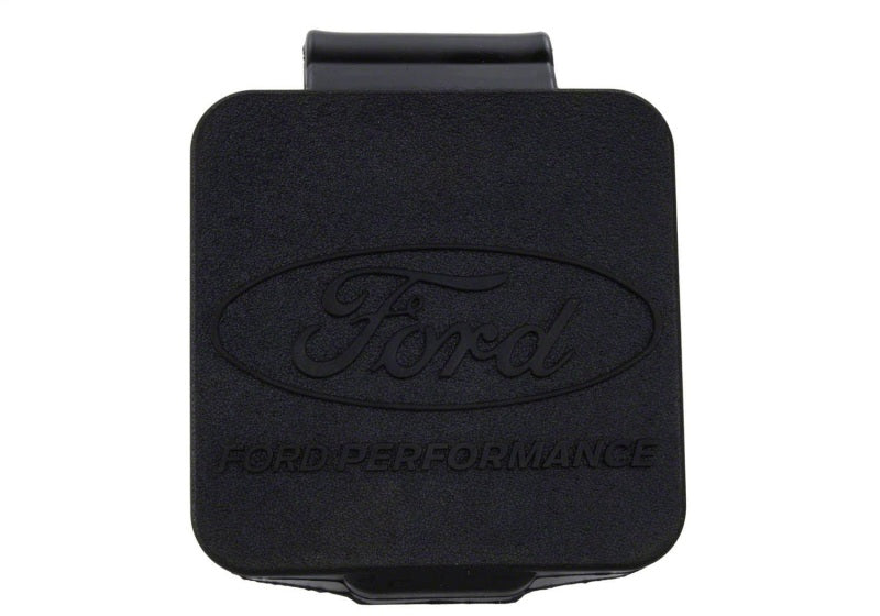 Ford Racing Rubber 2in Hitch Receiver Cover w/Ford Oval/Ford Performance Logo