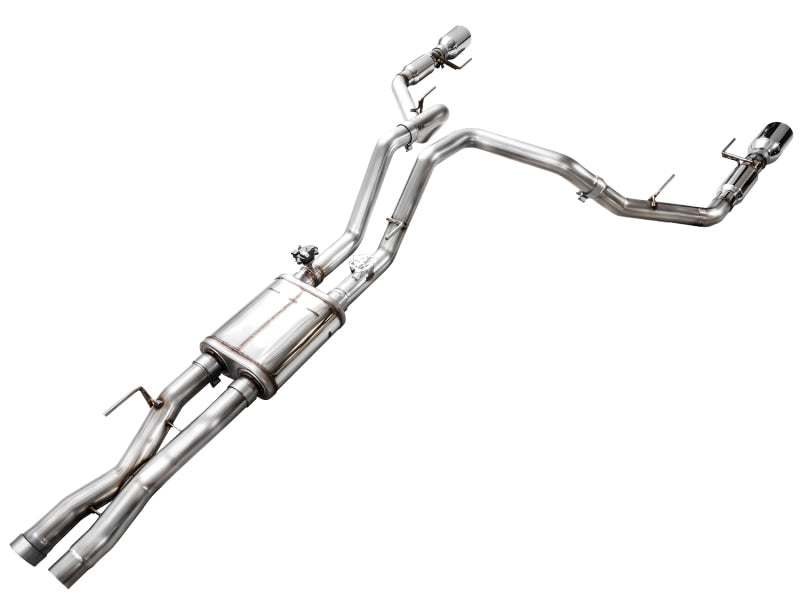 AWE Gen 3 Raptor SwitchPath Exhaust - Chrome Silver Tips