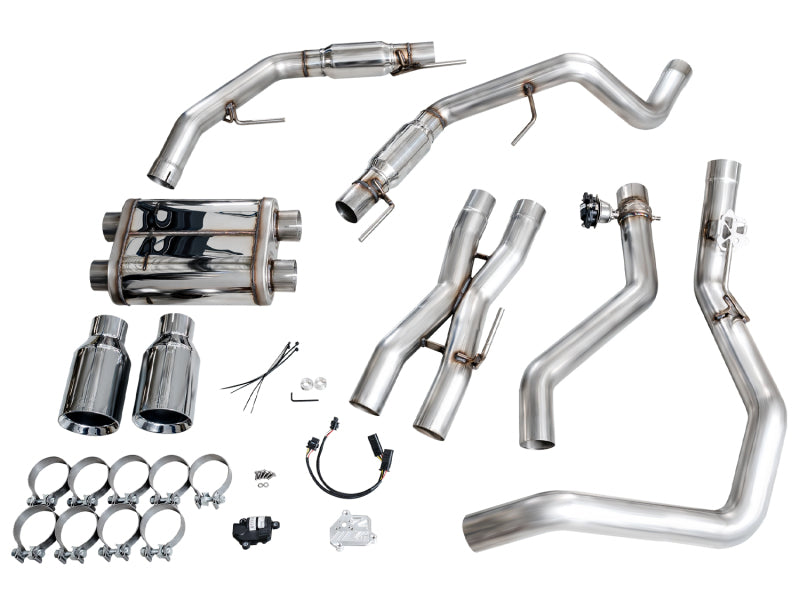 AWE Gen 3 Raptor SwitchPath Exhaust - Chrome Silver Tips
