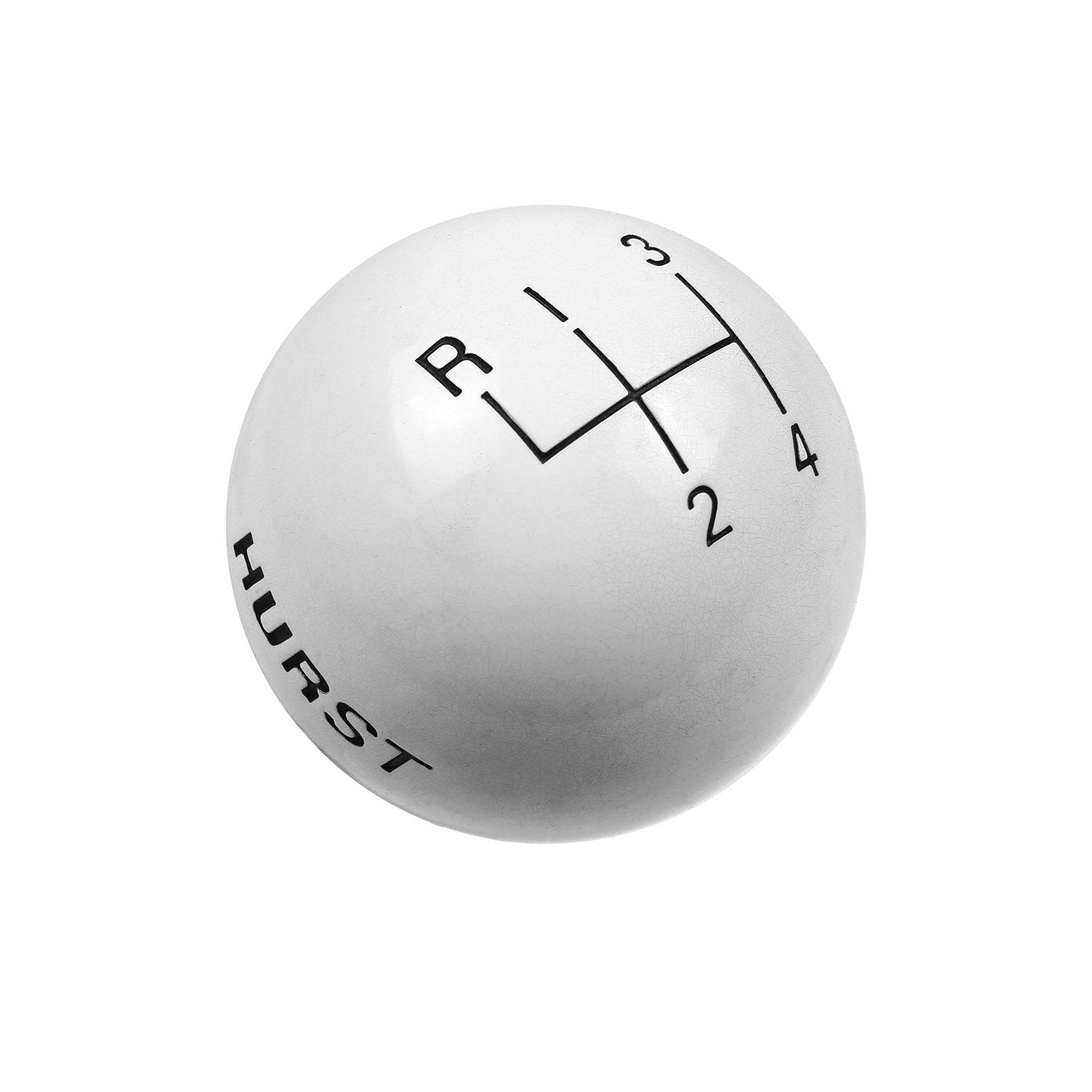 Hurst Shift Knob - 4-Speed Pattern - White
