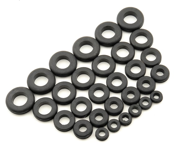 Mr. Gasket Grommet Assortment - Rubber - Package Of 30